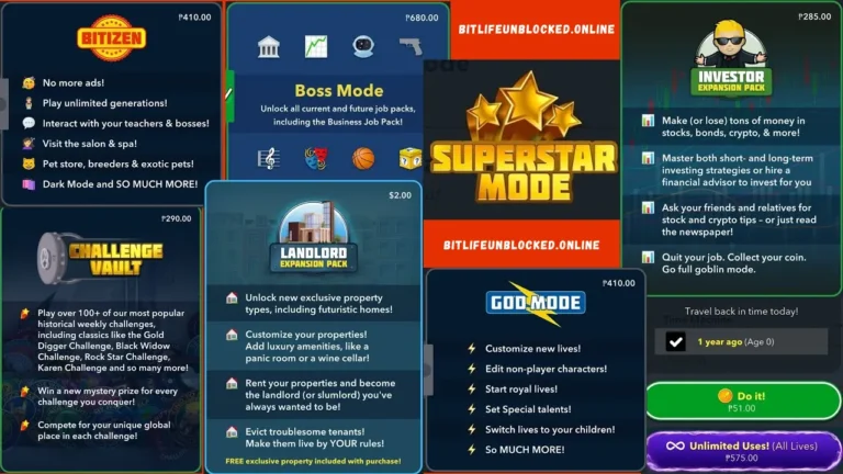 bitlife boss mode activate