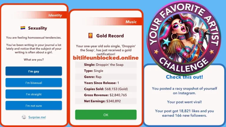 BitLife Favourite Artist Challenge
